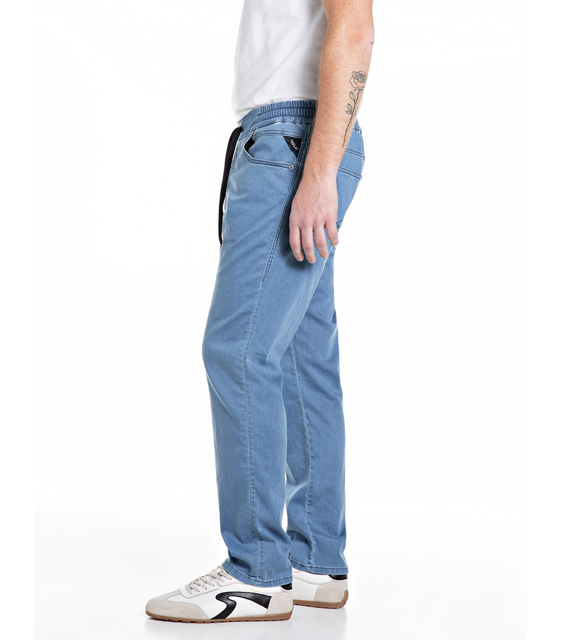 リラックステーパードLANNY Touch denim 詳細画像 ブルー 3